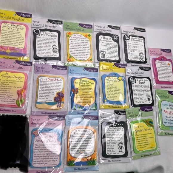 5 Pc Magnets, For Sister Son Daughter Friend Spouse And More Perfect For Gifts - Picture 1 of 15